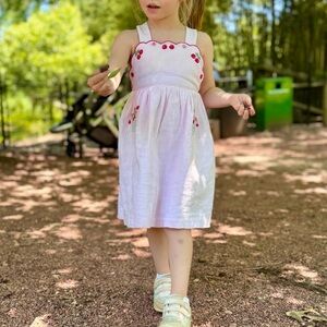 Sophie & Lucas Summer Berries Sun Dress in Pink (Size 4T)